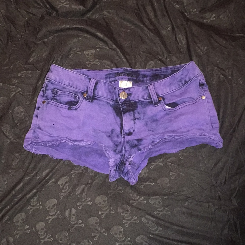 Purple Short Shorts